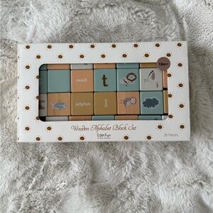 Ego Fun Wooden Alphabet Block Set
